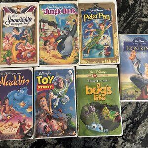 RARE  Disney VHS_Lion King, Aladdin, Peter Pan, Toy Story, and more